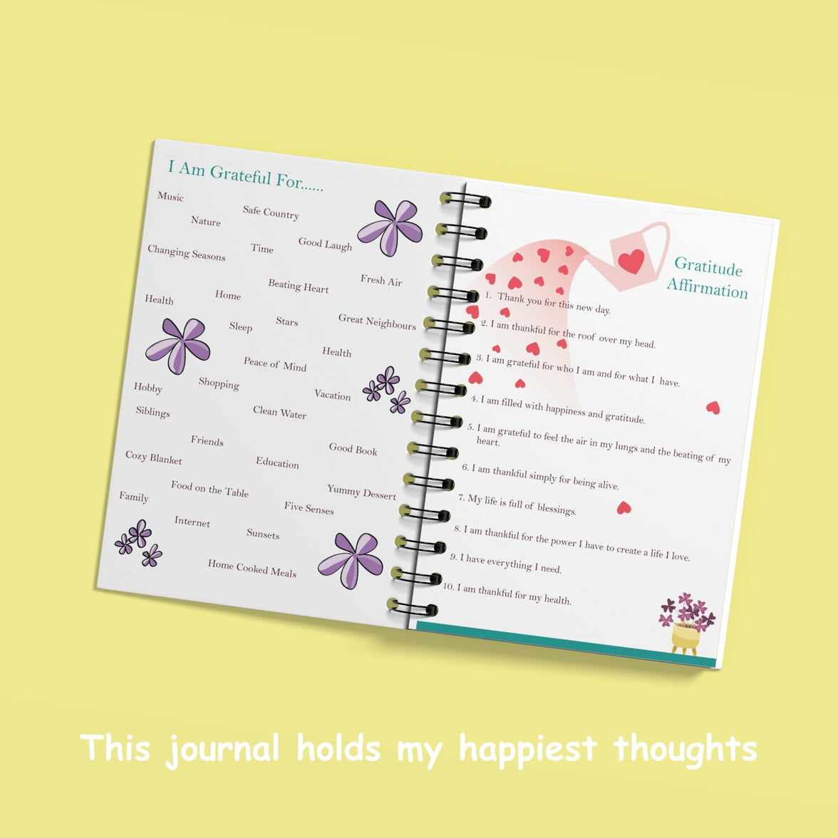Weekly Gratitude Diary Journal – Your Daily Reflection & Mindfulness Companion