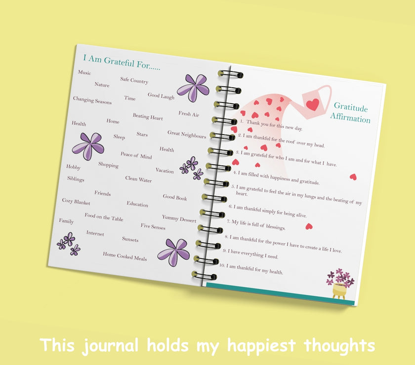 Weekly Gratitude Diary Journal – Your Daily Reflection & Mindfulness Companion