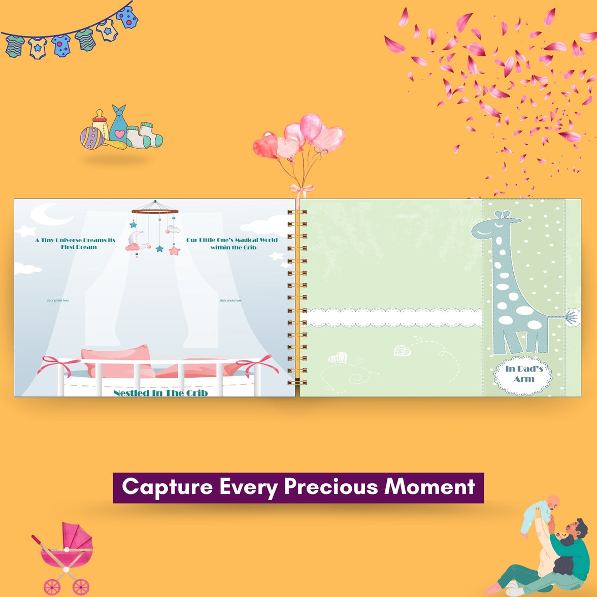 Our Little Miracle: Baby Milestone Book | Keepsake Journal for Baby's First Year | Thoughtful Newborn Gift to Capture Every Precious Moment