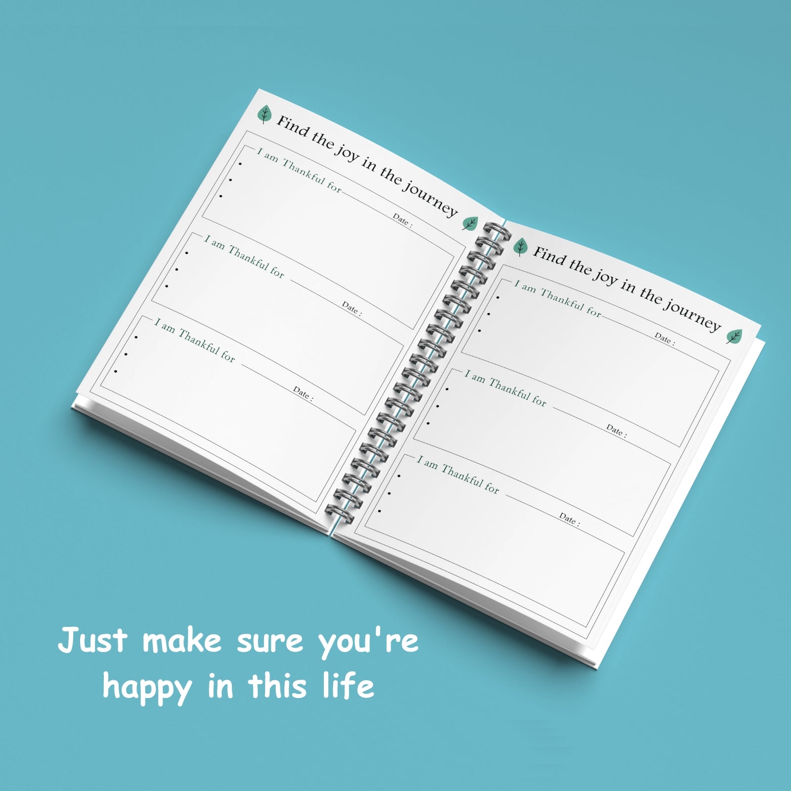 Gratitude Journal – Embrace Positivity & Mindful Living