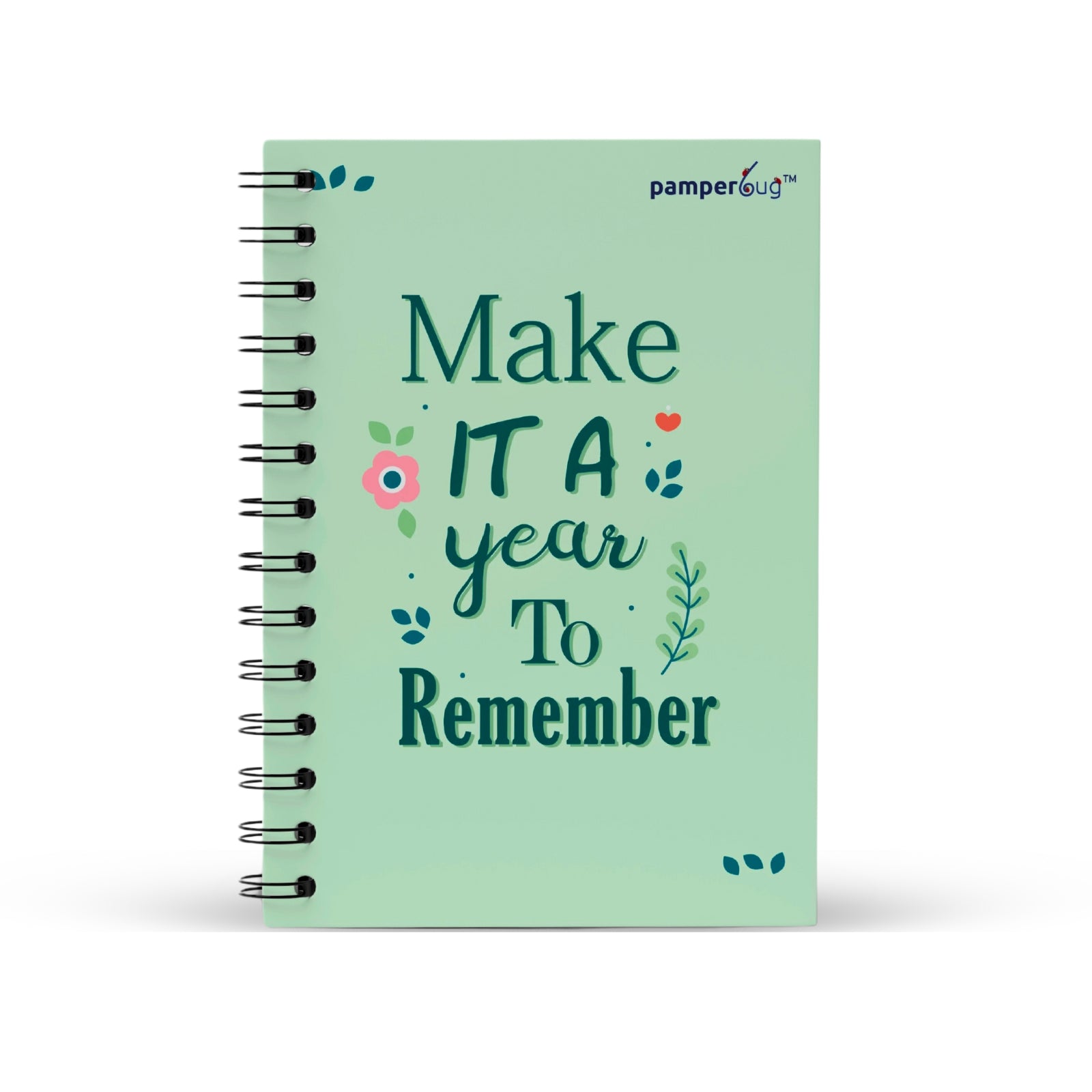 Make It A Year To Remember, Undated Mini Yearly Planner, Happiness Planner, A Guided Journal for Life Transformation