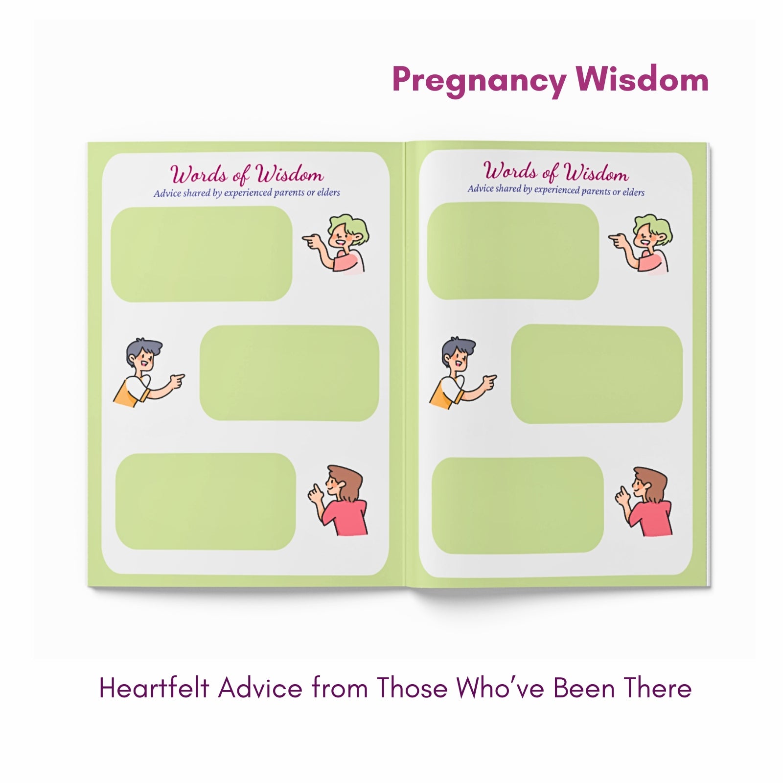 Pregnancy Journal, Nine Months Keepsake to Record Your Pregnancy Journey