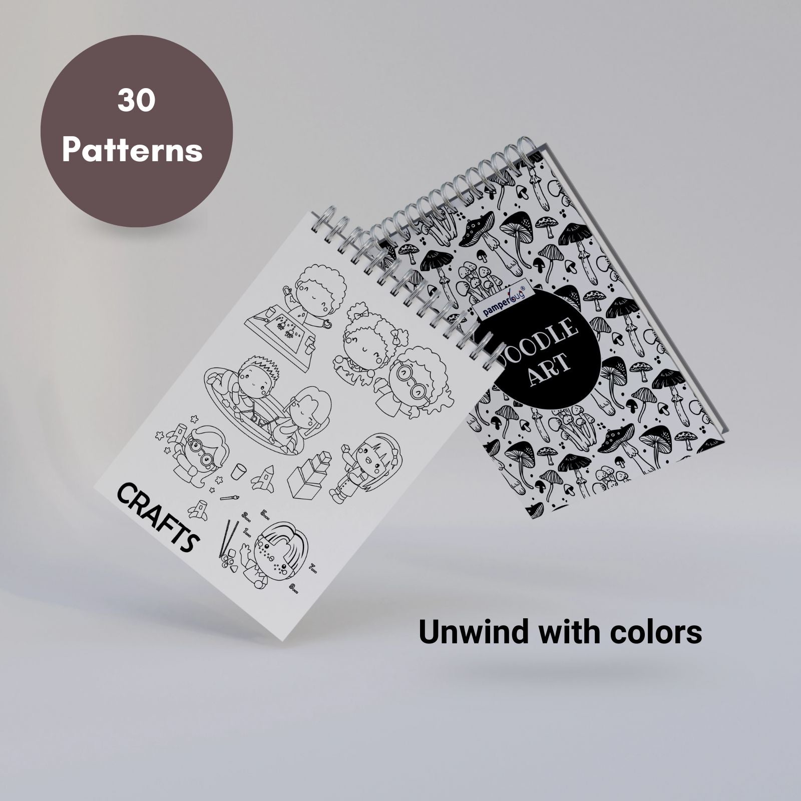 Doodlebook - Doodle Art Patterns Colouring Book