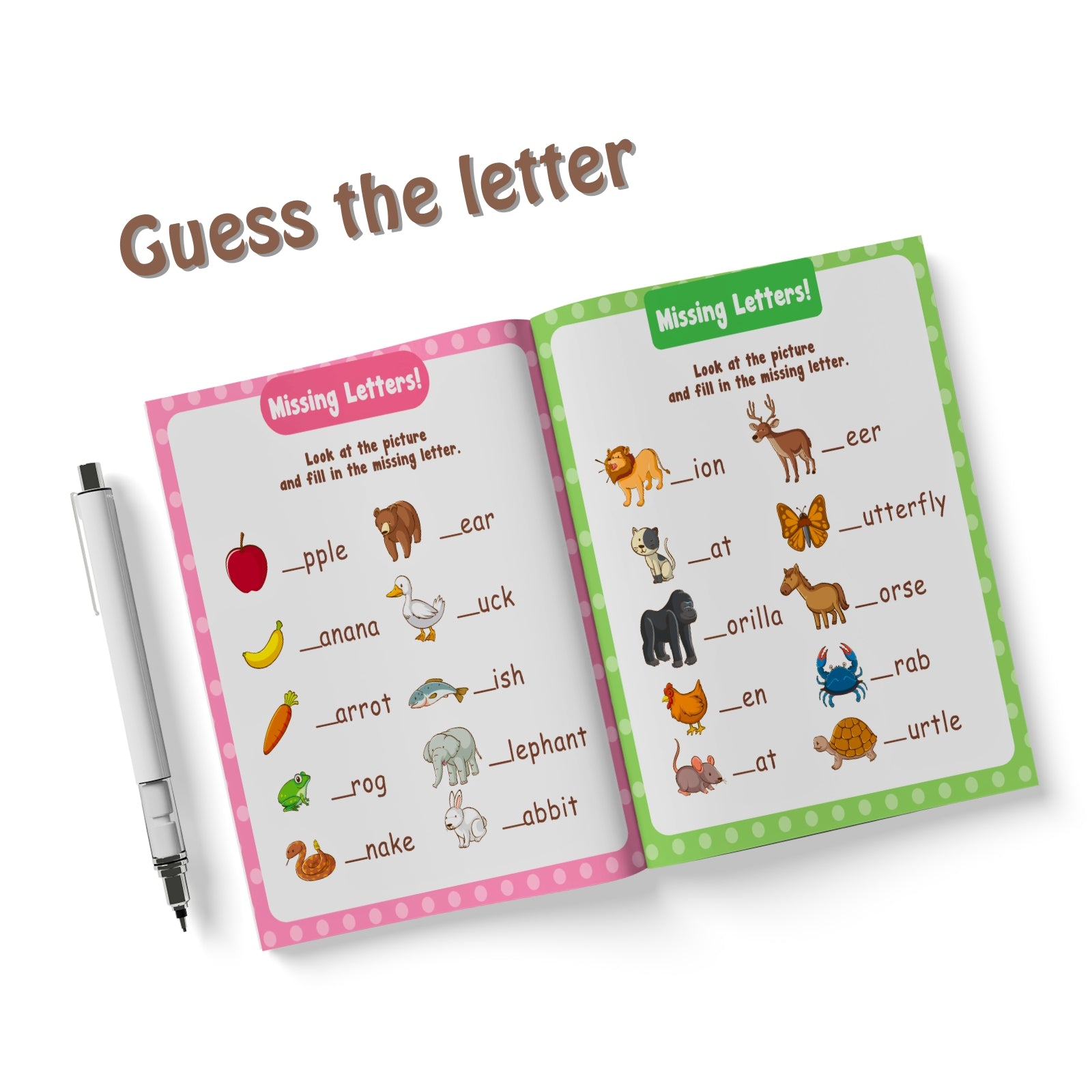 From Apples to Zigzags: A to Z Tracing and Coloring Book for Toddlers and Kids Ages 1–5 | Alphabet Activity Workbook for Preschool and Kindergarten Learning