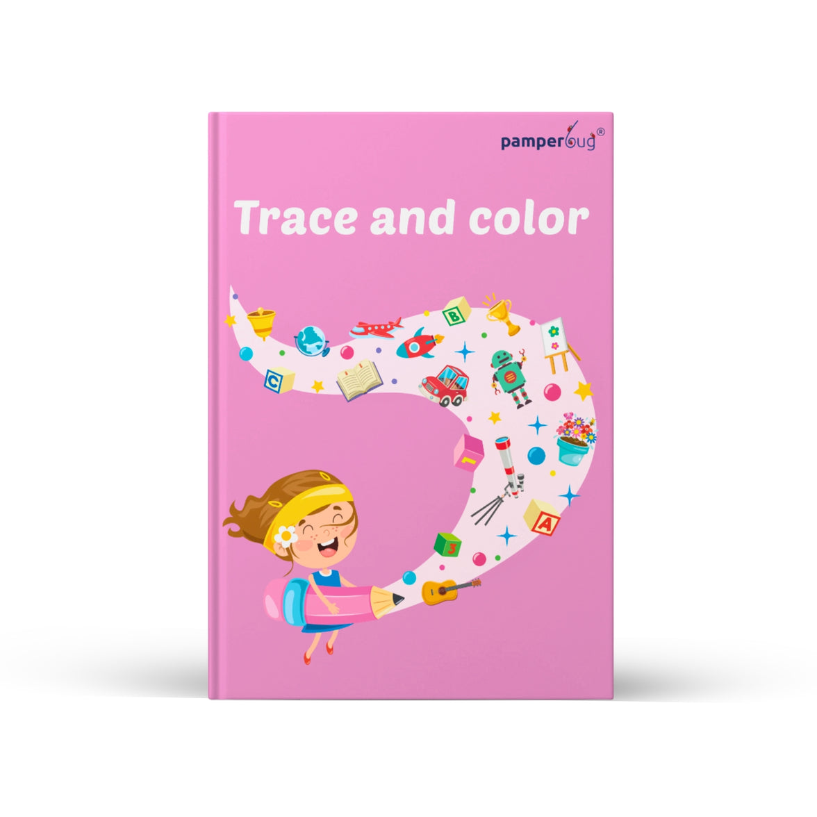 Trace & Color: Fun Preschool Activity Book for Toddlers Ages 1–5 | Tracing, Coloring, Mazes & Fine Motor Skill Development