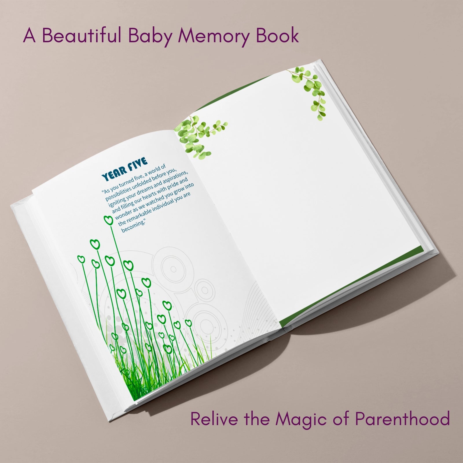 FLUTTERBUG Tales of the Five Years | The Ultimate Baby Keepsake Book