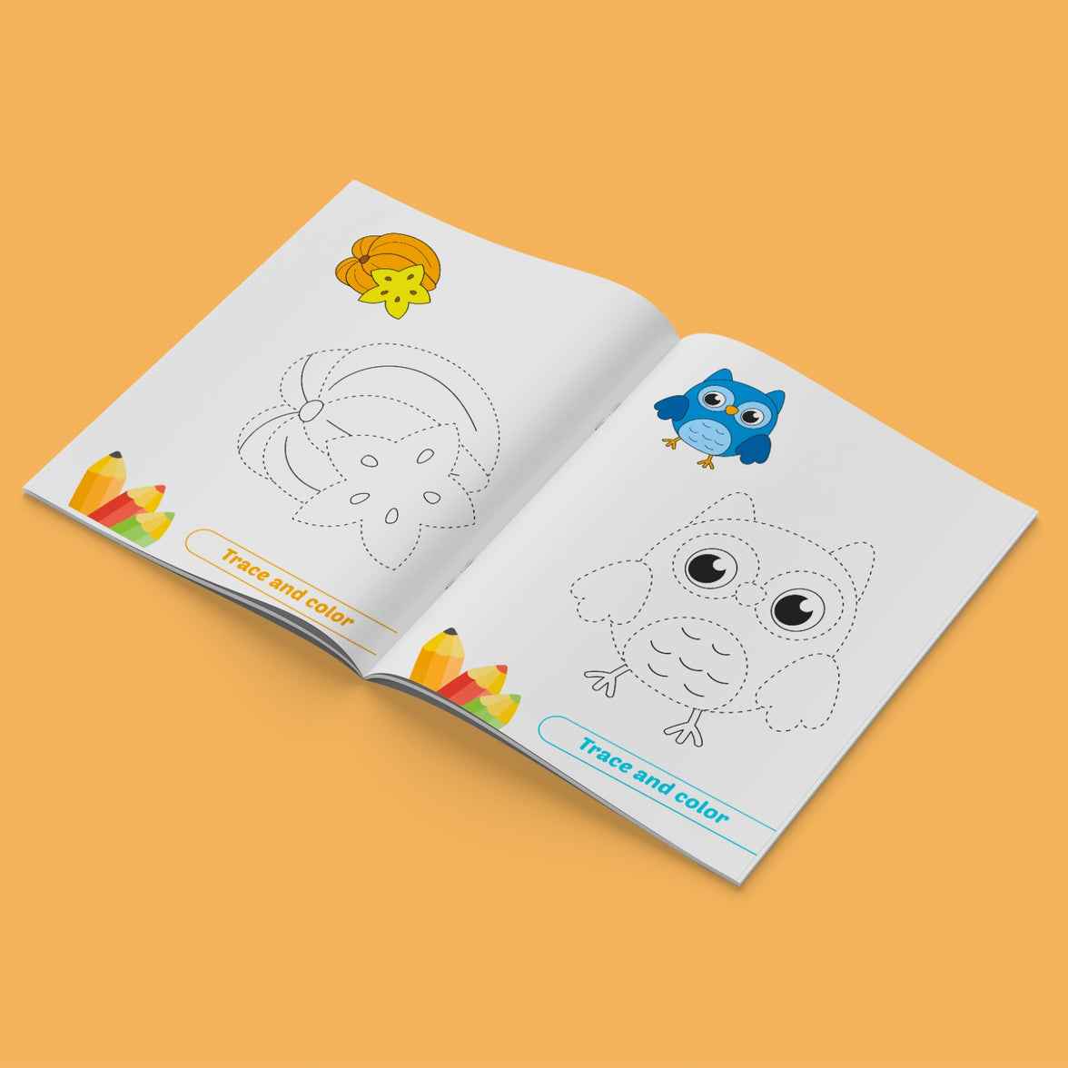 Trace & Color: Fun Preschool Activity Book for Toddlers Ages 1–5 | Tracing, Coloring, Mazes & Fine Motor Skill Development