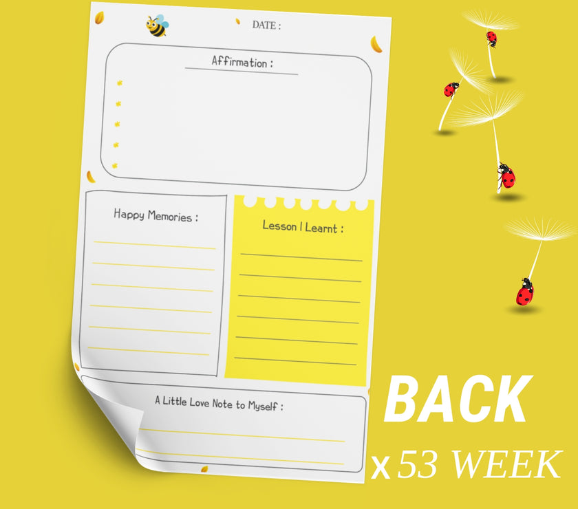 Weekly Gratitude Diary Journal – Your Daily Reflection & Mindfulness Companion