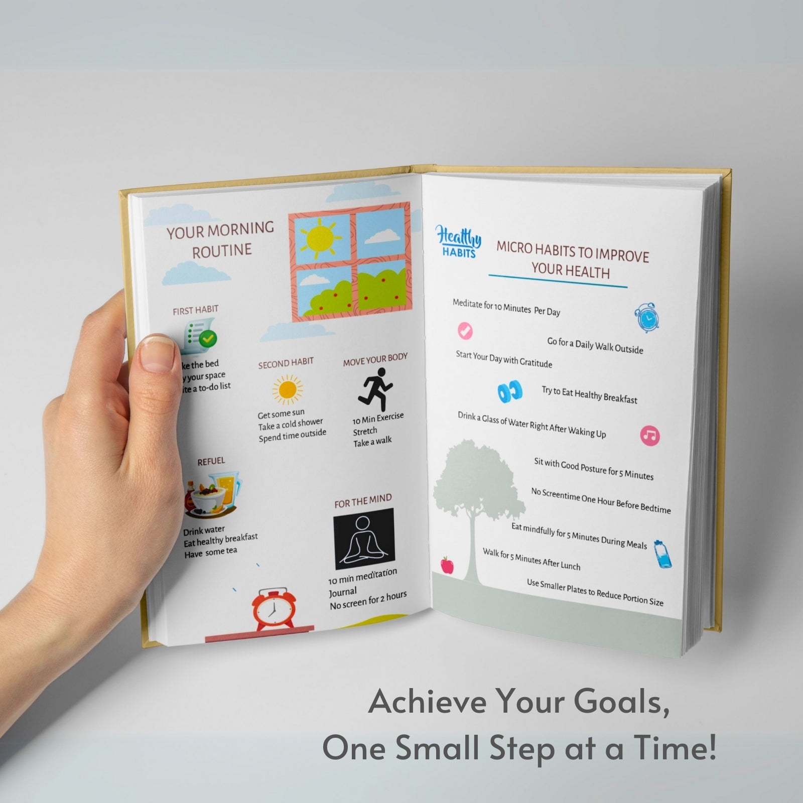 5-Minute Habit Journal: Build Tiny Habits, Set Goals & Boost Mindfulness!