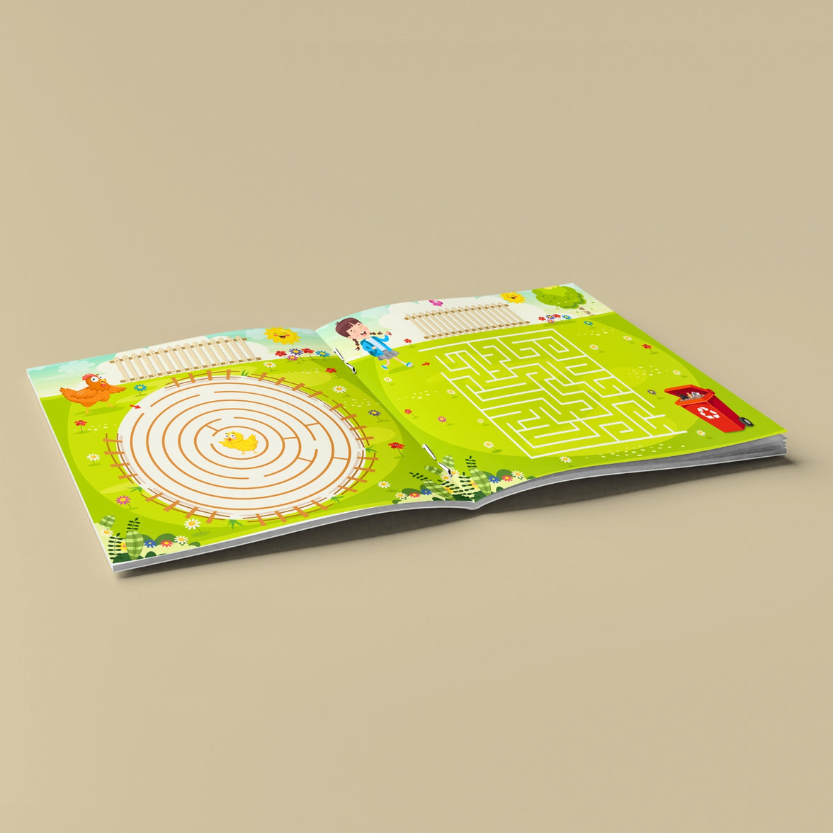 Trace & Color: Fun Preschool Activity Book for Toddlers Ages 1–5 | Tracing, Coloring, Mazes & Fine Motor Skill Development