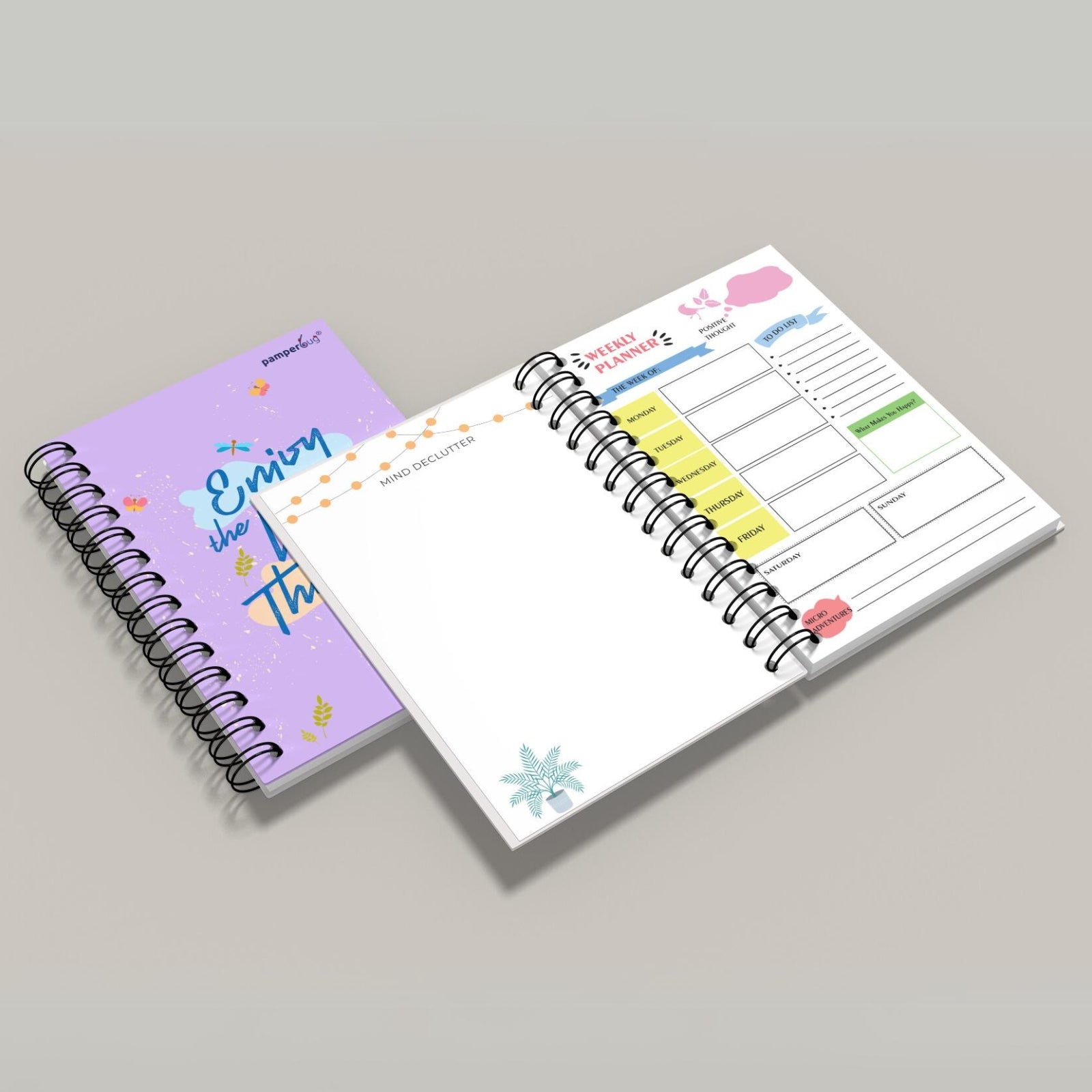 Enjoy the Little Things – Undated Yearly Journal & Weekly Planner
