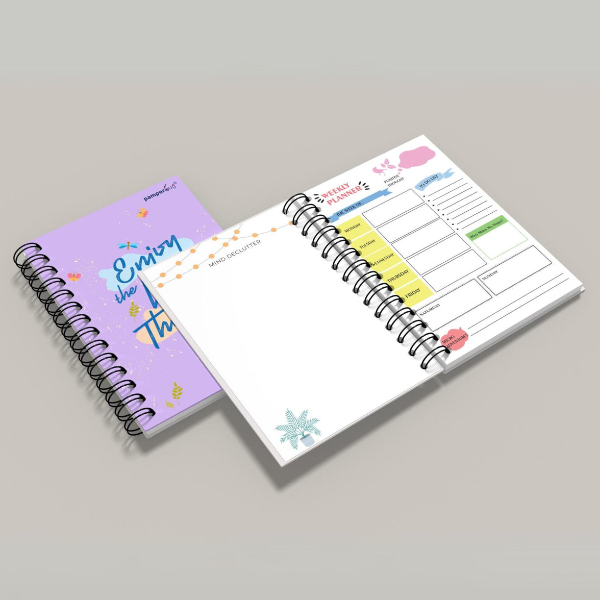 Enjoy the Little Things – Undated Yearly Journal & Weekly Planner