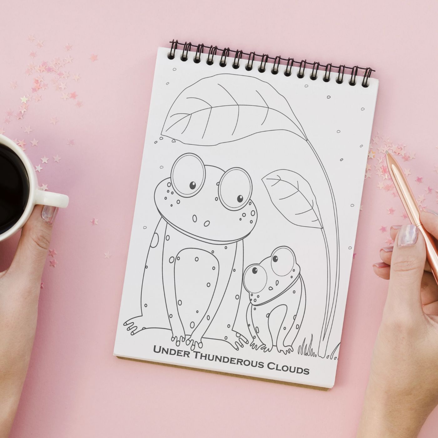 Doodle Trails: A Story-Themed Coloring Book for Adults - A Complete Creative Break, Relaxing, Stress-Free Escape