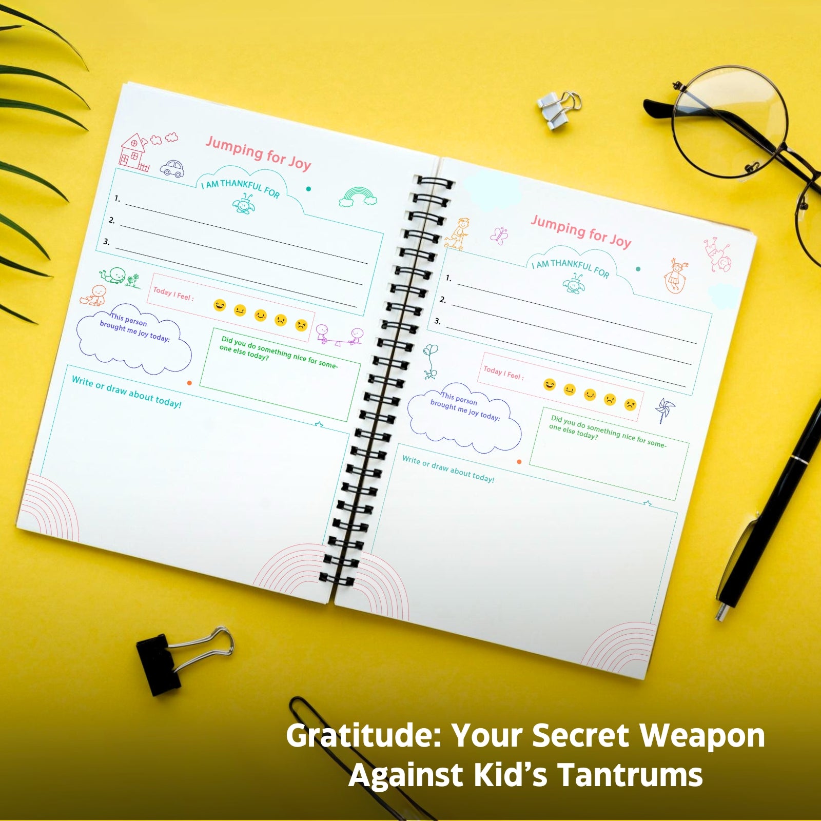 My 3 Minutes Gratitude Journal for Kids – A Fun Way to Build Gratitude & Positivity