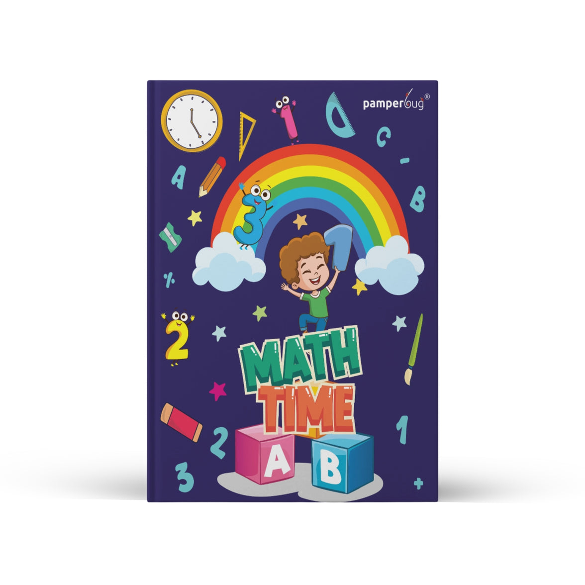 Math Time: Fun Number Tracing & Counting Book for Toddlers Ages 1–5 | Learn 1–20, Early Math, Shapes, Size Comparison & Fine Motor Skills