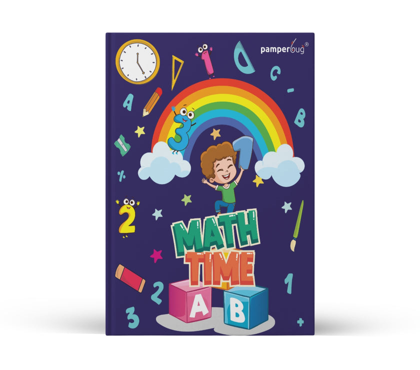 Math Time: Fun Number Tracing & Counting Book for Toddlers Ages 1–5 | Learn 1–20, Early Math, Shapes, Size Comparison & Fine Motor Skills