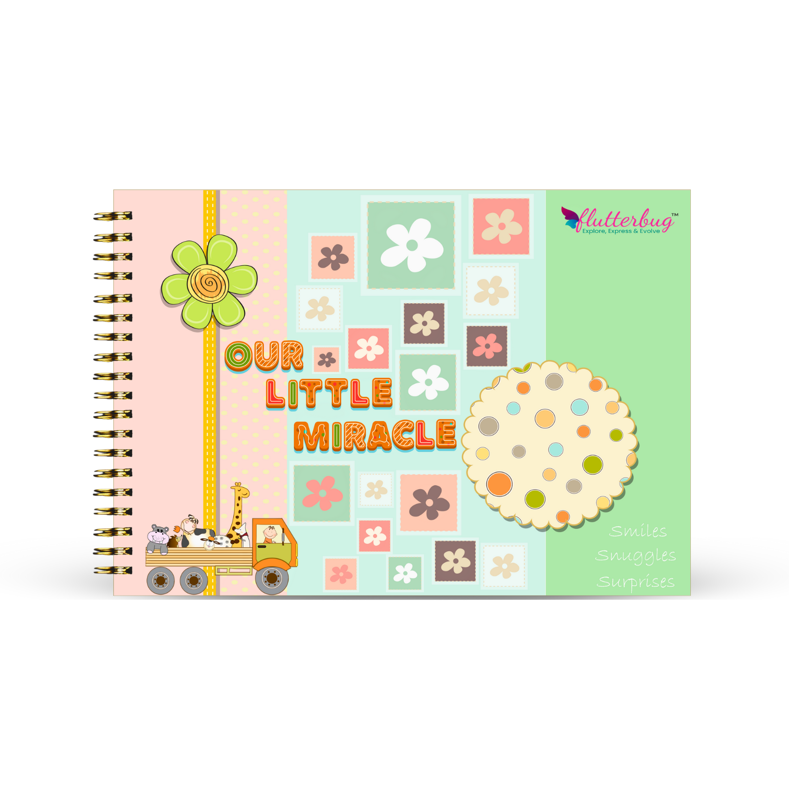 Our Little Miracle: Baby Milestone Book | Keepsake Journal for Baby's First Year | Thoughtful Newborn Gift to Capture Every Precious Moment