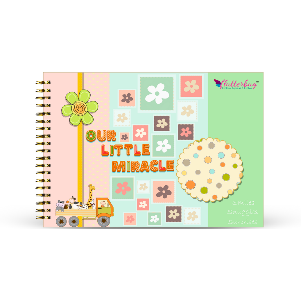 Our Little Miracle: Baby Milestone Book | Keepsake Journal for Baby's First Year | Thoughtful Newborn Gift to Capture Every Precious Moment