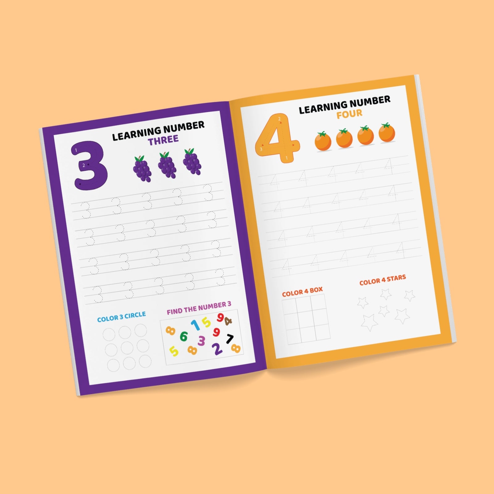 Math Time: Fun Number Tracing & Counting Book for Toddlers Ages 1–5 | Learn 1–20, Early Math, Shapes, Size Comparison & Fine Motor Skills