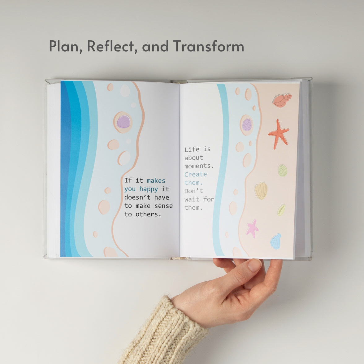 Seize the Day 2025 Undated Planner, Gratitude Journal, Daily Reflection Journal, Stickers, How to Start Fresh Section, Long- Term Life Plan Sections