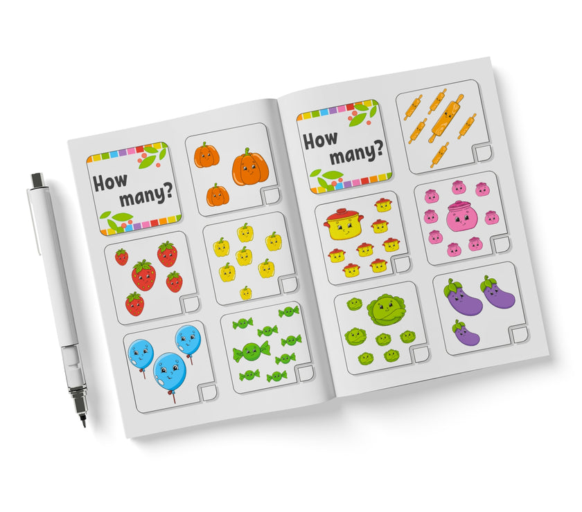 Math Time: Fun Number Tracing & Counting Book for Toddlers Ages 1–5 | Learn 1–20, Early Math, Shapes, Size Comparison & Fine Motor Skills