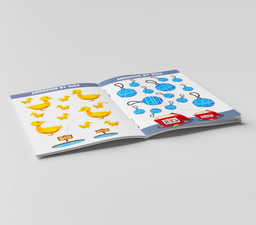 Math Time: Fun Number Tracing & Counting Book for Toddlers Ages 1–5 | Learn 1–20, Early Math, Shapes, Size Comparison & Fine Motor Skills