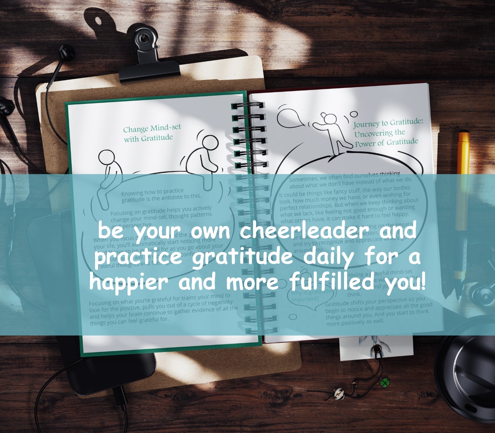 Gratitude Journal – Embrace Positivity & Mindful Living